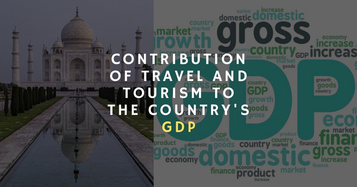 CONTRIBUTION OF THE TRAVEL AND TOURISM TO INDIA'S GDP