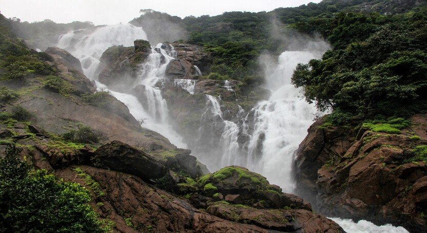 DUDHSAGAR WATERFALLS GOA